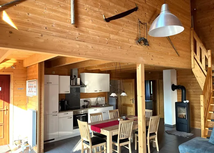 בית נופש 5 Sterne Annika Mit Kamin, Seeblick Und Grosser Terrasse