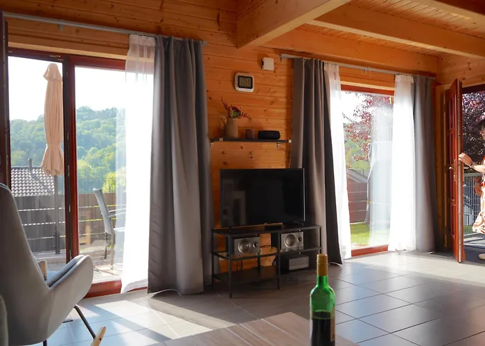 בית נופש 5 Sterne Annika Mit Kamin, Seeblick Und Grosser Terrasse
